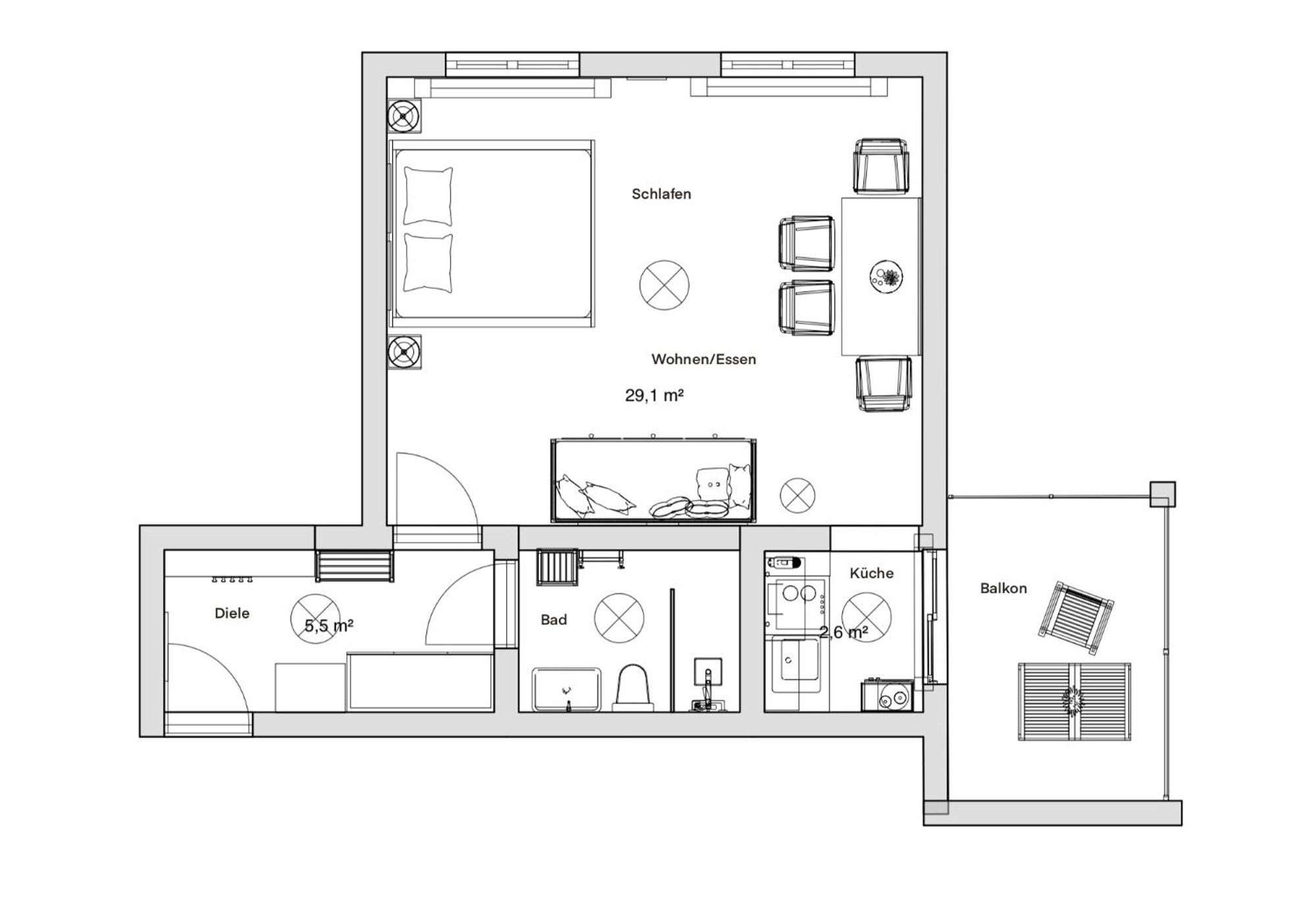 Pineapple Apartments Studio-Apartment Am Zwinger Dresde Extérieur photo